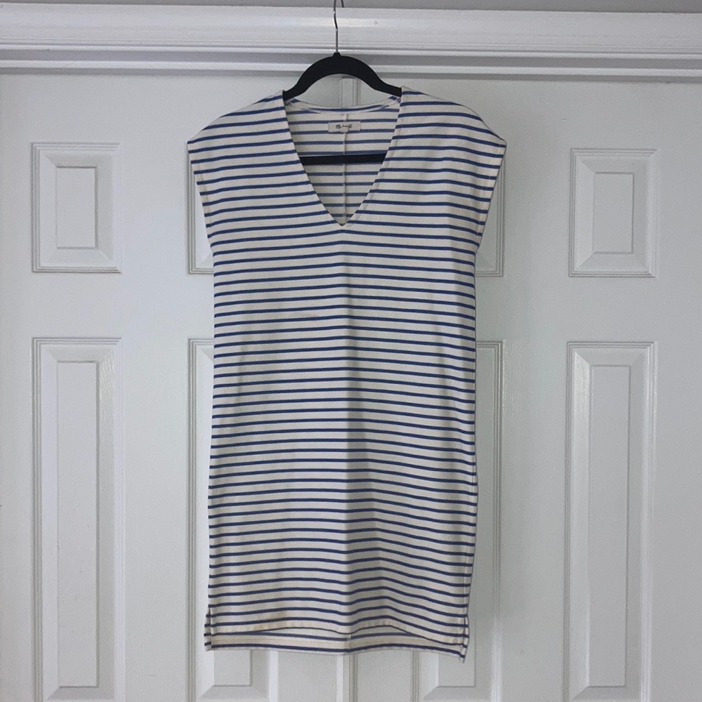 Madewell Nautical Preppy Striped Dress